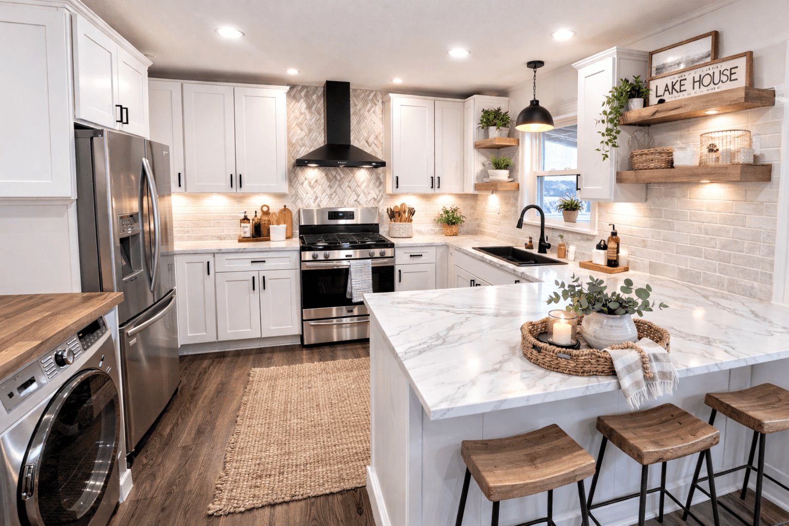 Remodeled kitchen by Uprise Remodeling in Lenexa KS