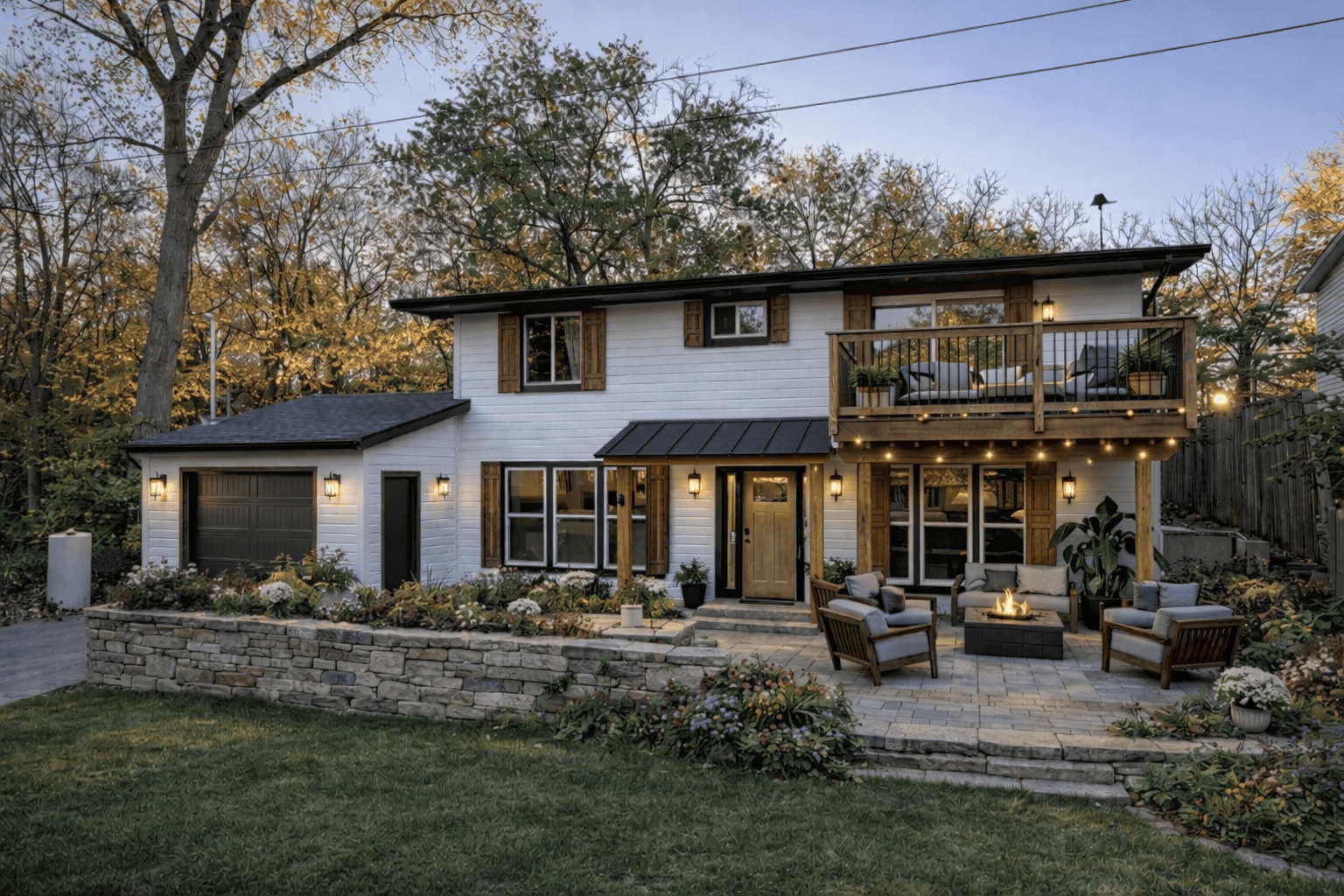 After: home exterior renovation